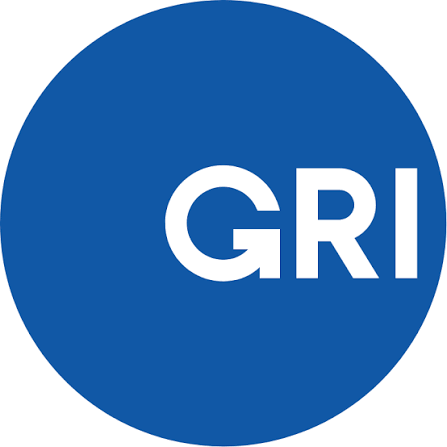Logo GRI, standards internationaux de reporting ESG